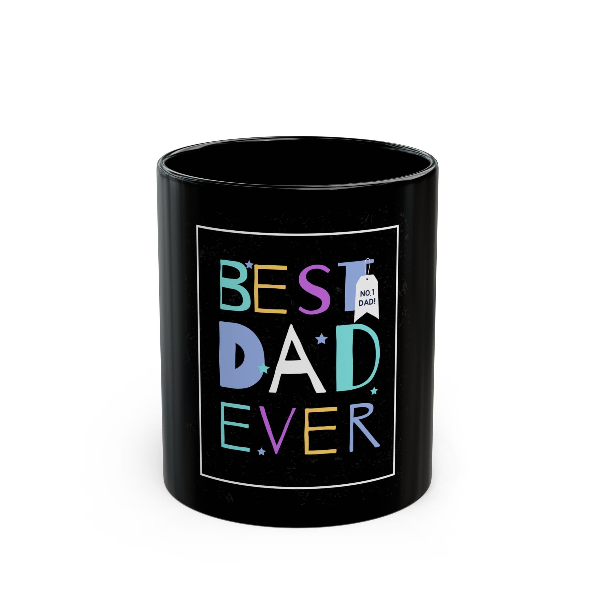 Mug, Good Vibes Black Mug for Coffee Lovers, Gifts, Home Decor, Positivity, Retro Flower Power