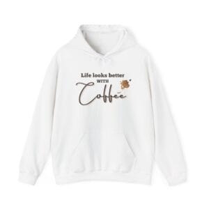 Coffee Lover's Cozy Hoodie, Unisex Sweatshirt for Coffee Enthusiasts, Warm Coffee Hooded Pullover, Gift for Coffee Addicts,